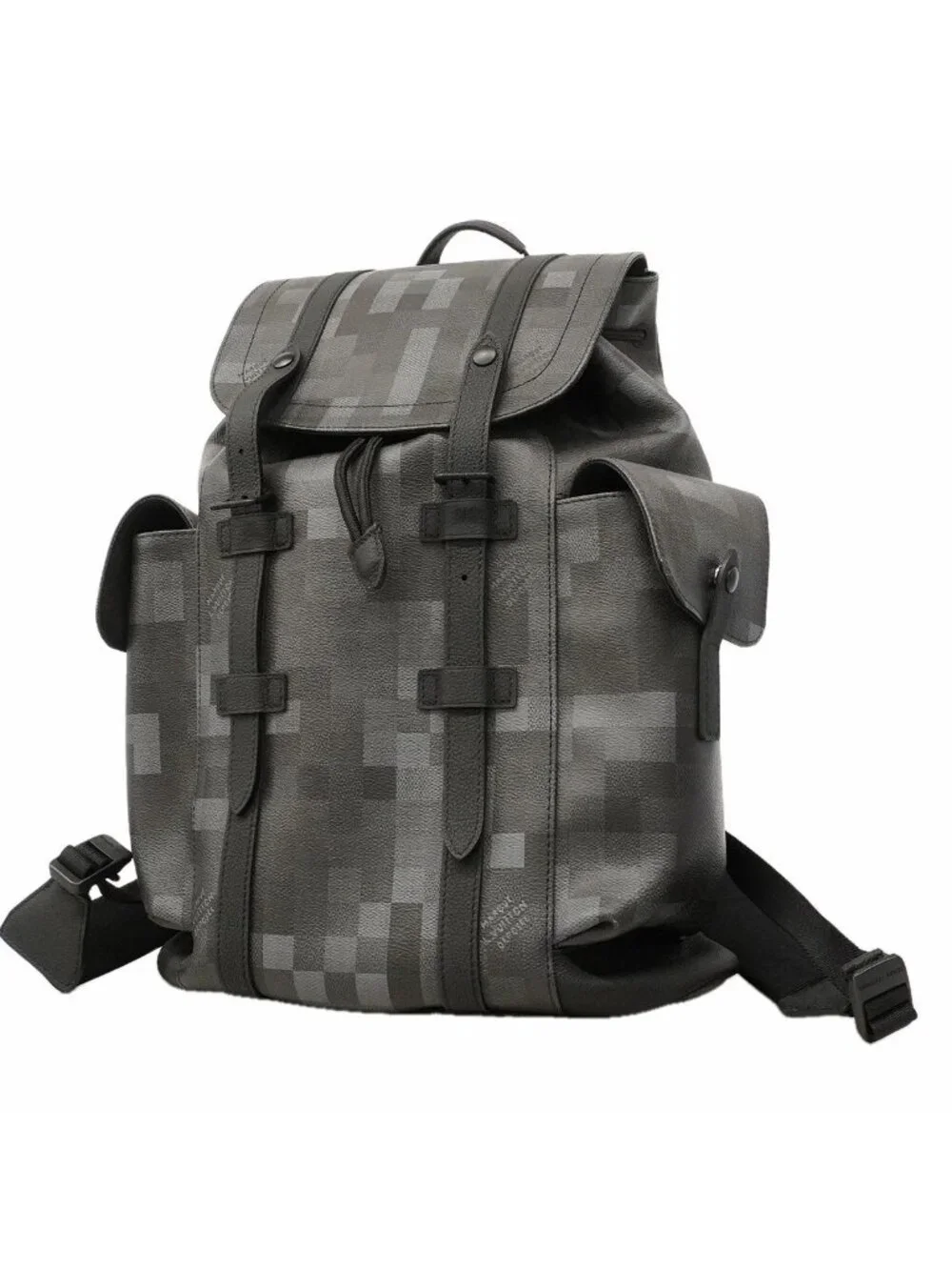 Louis Vuitton Backpack Damoflage Christopher MM Black